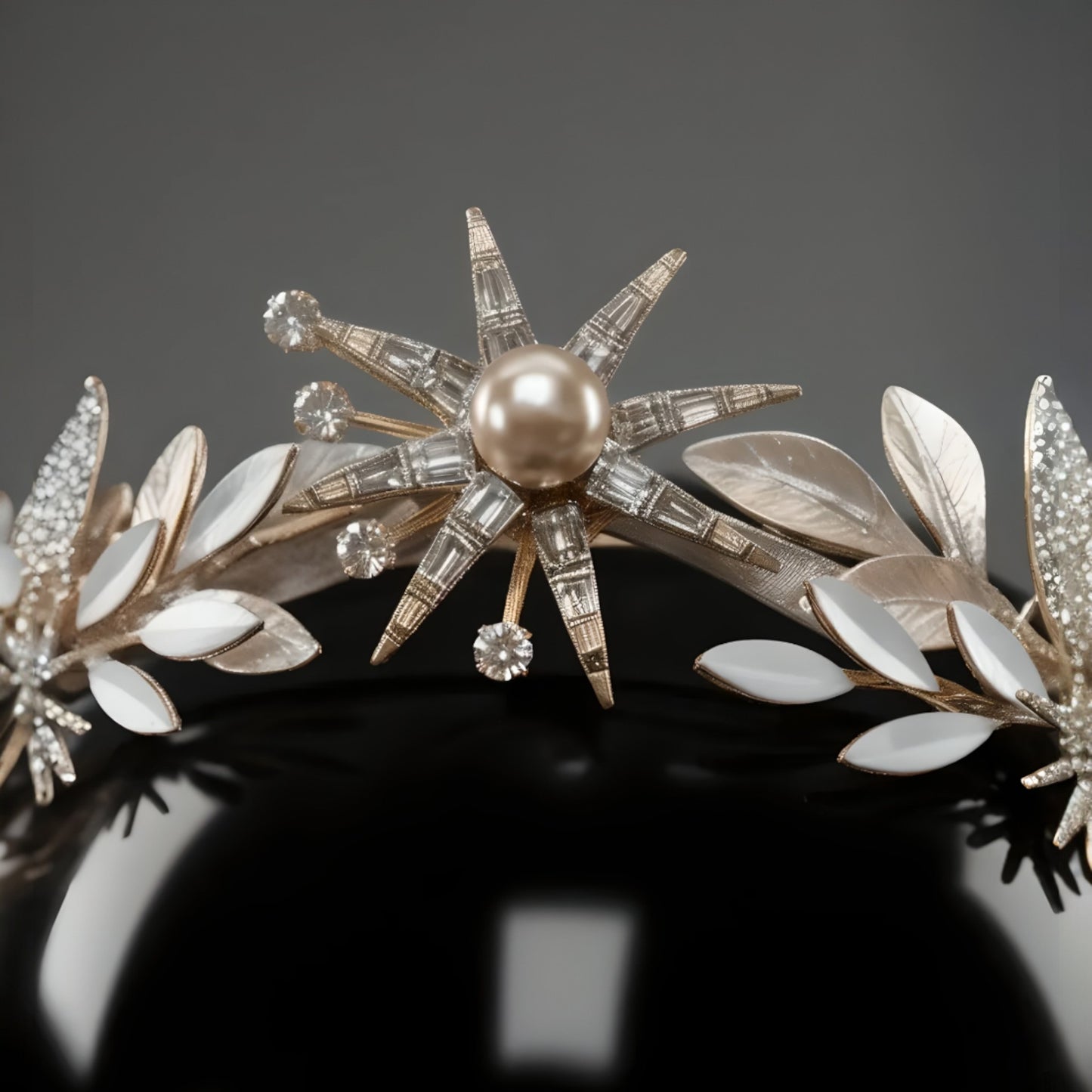 Celestial Star & Pearl Bridal Headpiece